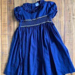 Navy blue girl’s dress